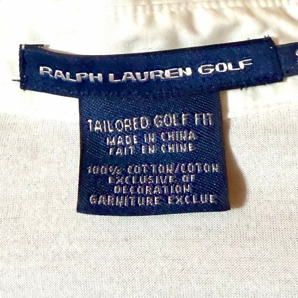 Ralph Lauren Golf ‘TAILORED GOLF FIT’ White Polo Shirt Sz S Retail $168 - Picture 7 of 7